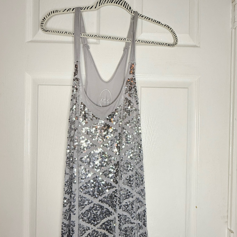 Silver Sequin Women's Sleepwear